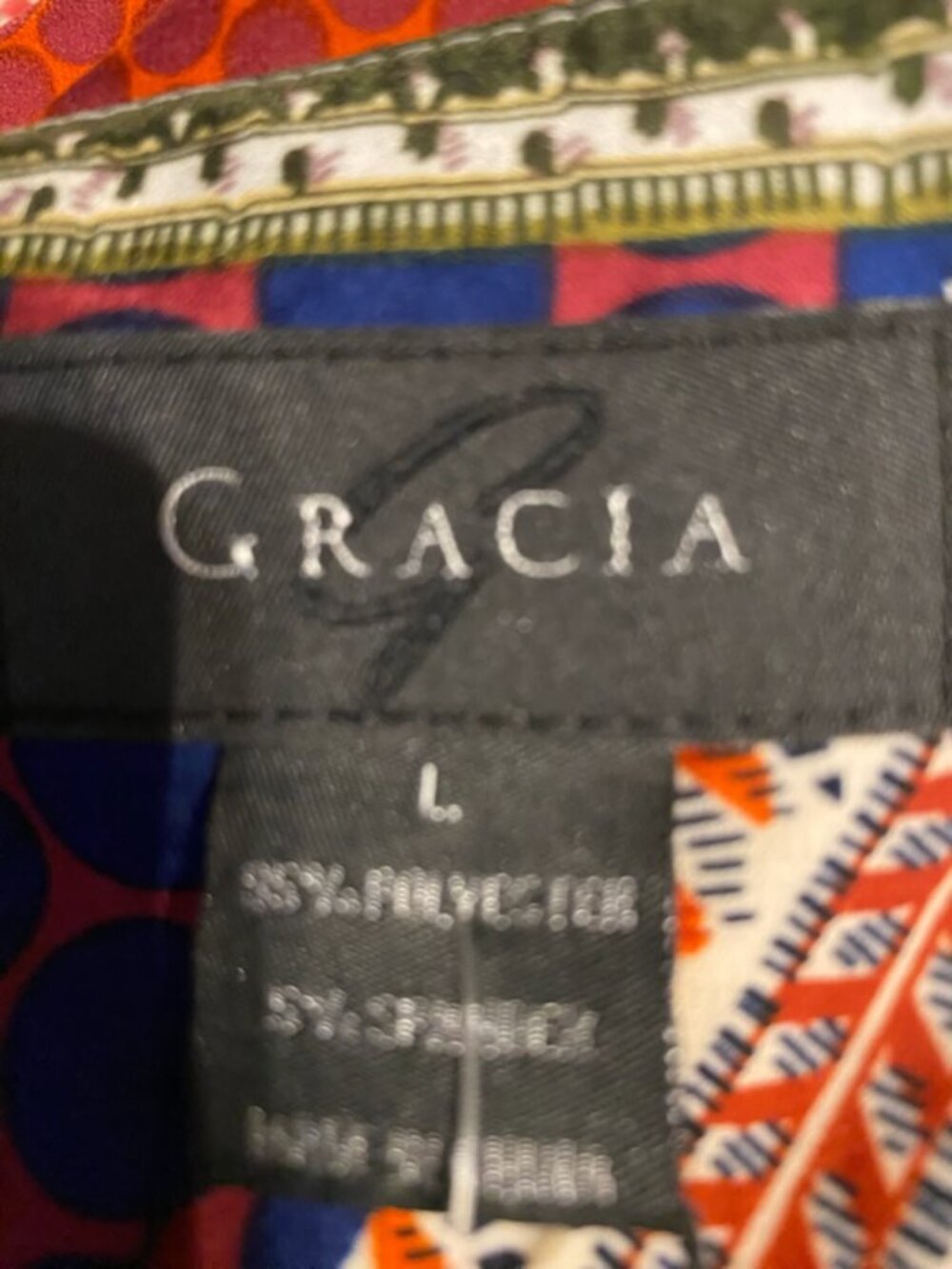Gracia size large palazzo pants, silky - Picture 7 of 7